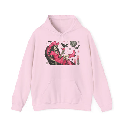 Pink Witch Skeleton Hoodie