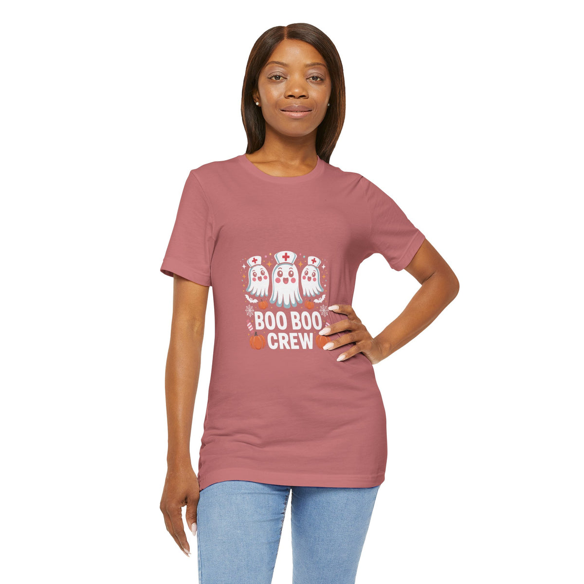 Cute Ghost Nurse T‑Shirt