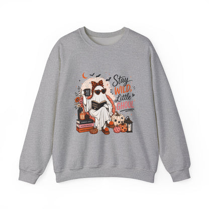 Wild Ghoul Sweatshirt — Cute Ghost Sloth Halloween Crewneck