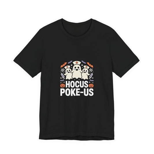 Hocus-POKE-USTee — Pumpkin & Bats T-Shirt
