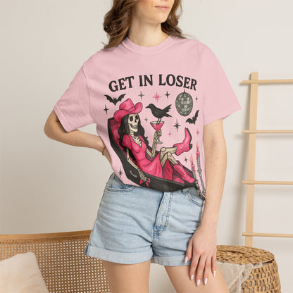 Get In Loser Skeleton Tee