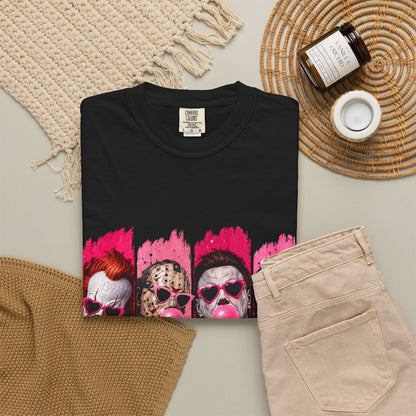 Creepy Clowns Bubblegum Graphic T-Shirt